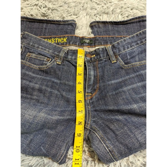 J Crew Matchstick Capri Jeans Womens Size 31 Dark Wash Blue Denim Stretch 31x20 - Picture 6 of 12